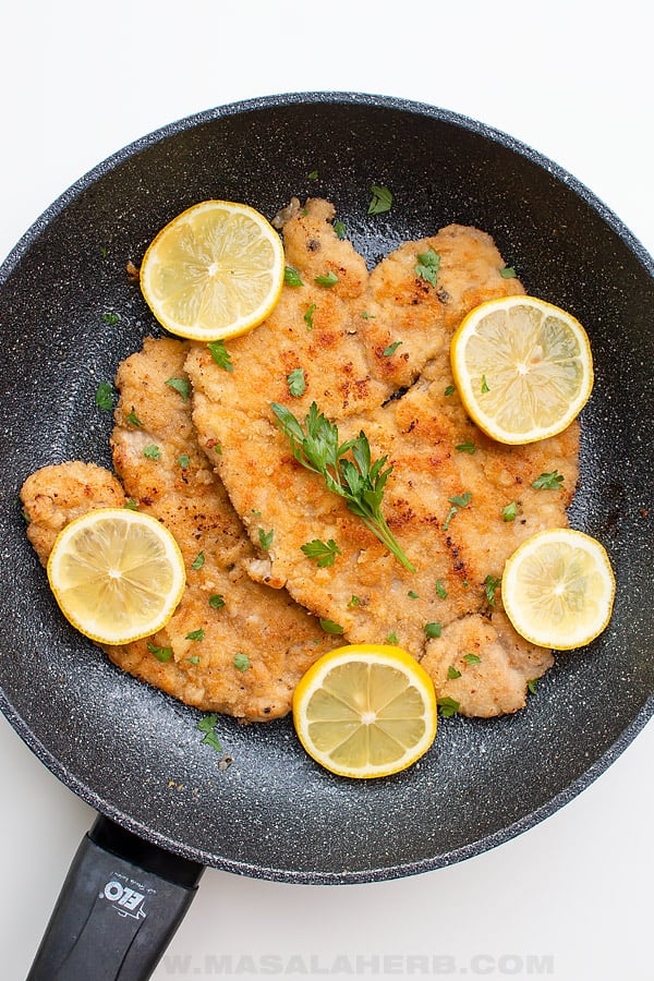 pan fried Wiener Schnitzel