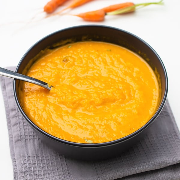 Spiced Carrot Ginger Soup Recipe [+VIDEO] 🍲