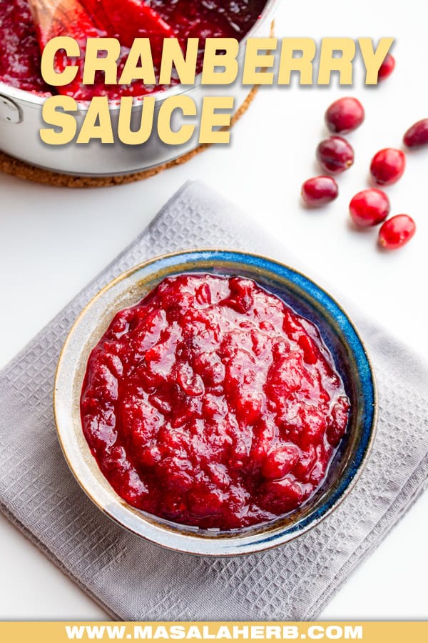 thanksgiving cranberry sauce