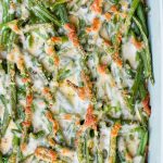 green bean casserole with whole ingredients