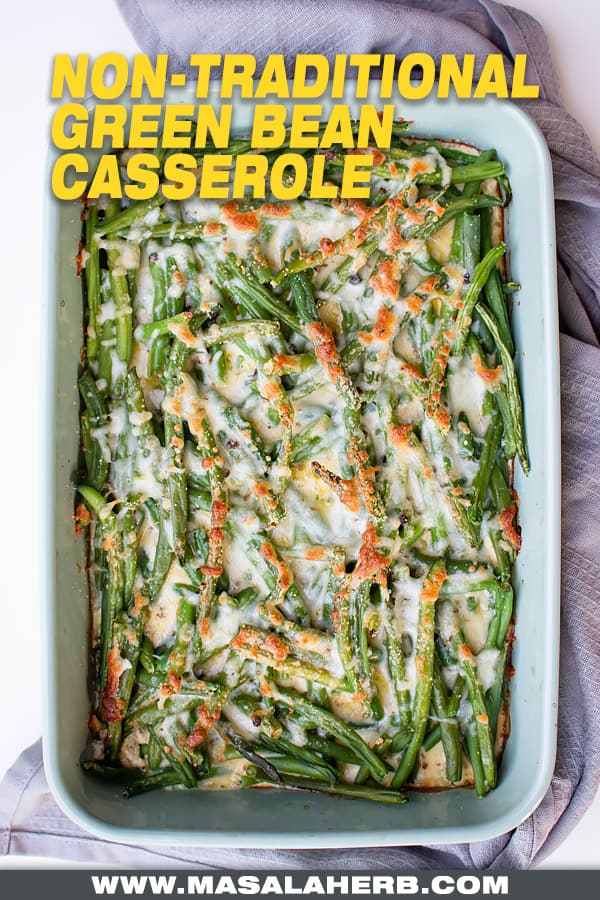 low carb green bean casserole dish