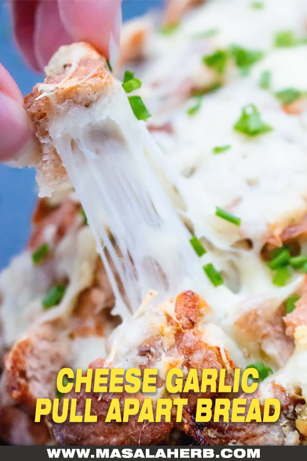 pull apart bread with cheese
