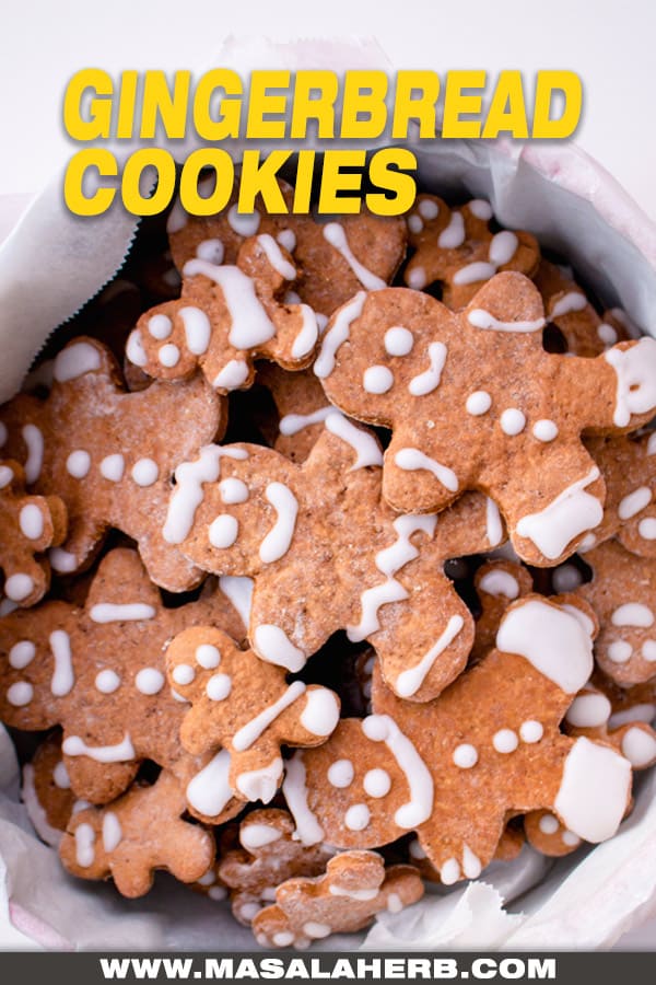 gingerbread cookies in a tin box