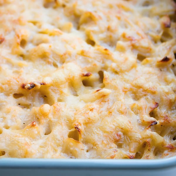 cheesy chicken pasta casserole