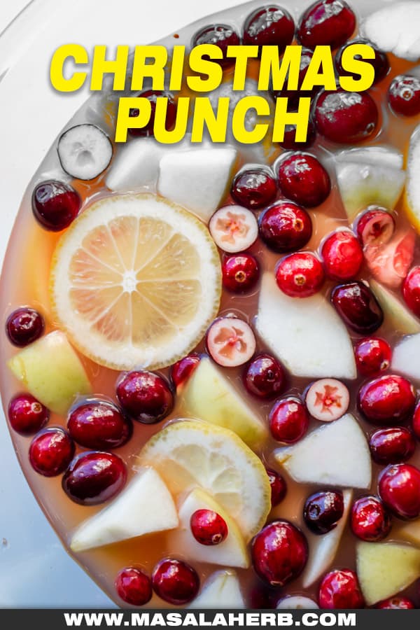rum punch with fruits in a bowl