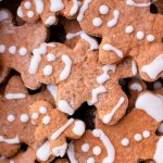 gingerbread cookies close up