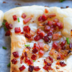 bacon cheese puff pastry squares