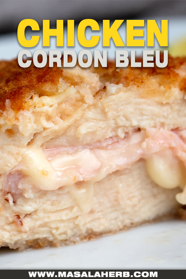 chicken cordon bleu stuffed with ham and cheese