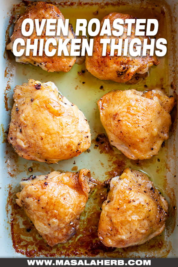 Oven Roasted Chicken Thighs