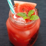 fresh juice with watermelon