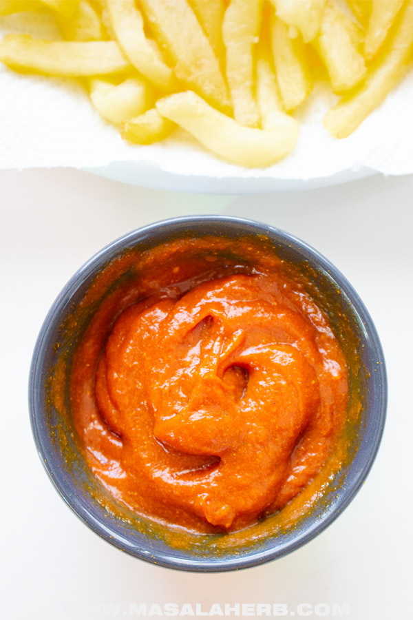curry ketchup in a bowl