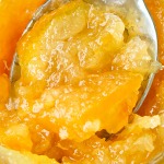 lemon marmalade in a spoon