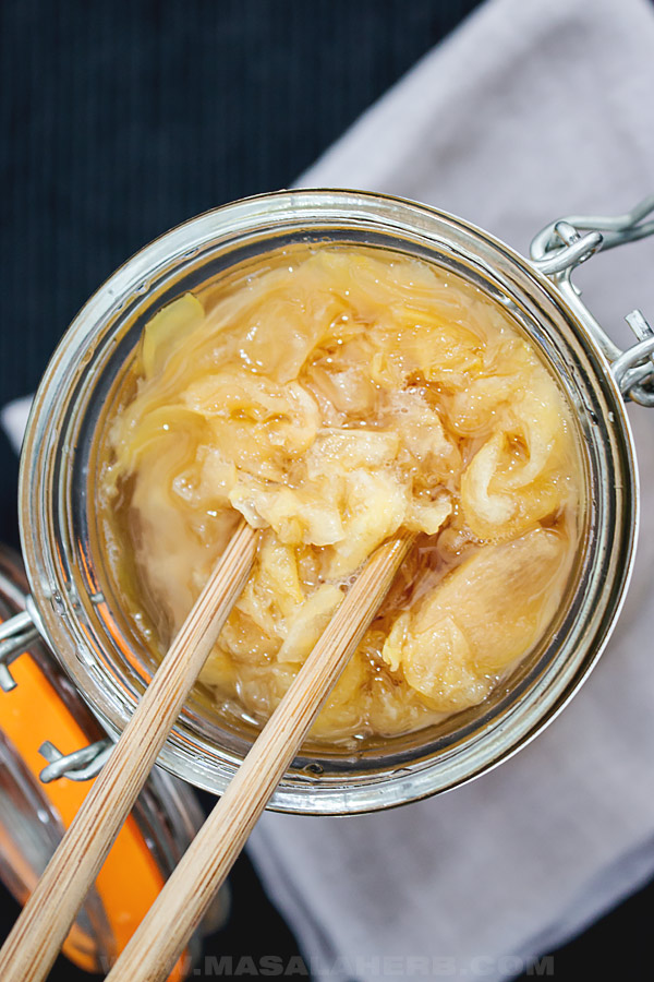 Japanese Pickled Ginger for Sushi (+VIDEO) | MasalaHerb.com