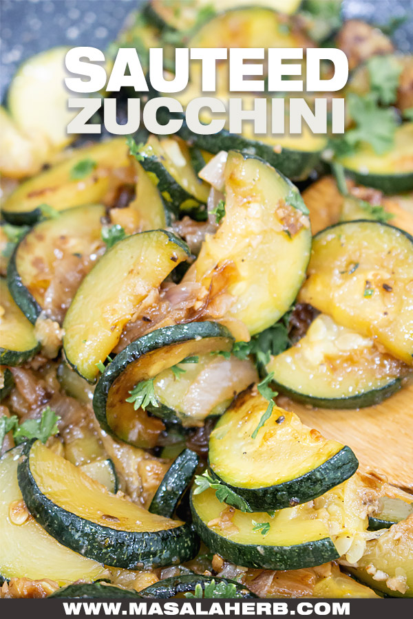 Garlic Onion Sauteed Zucchini Recipe cover picture