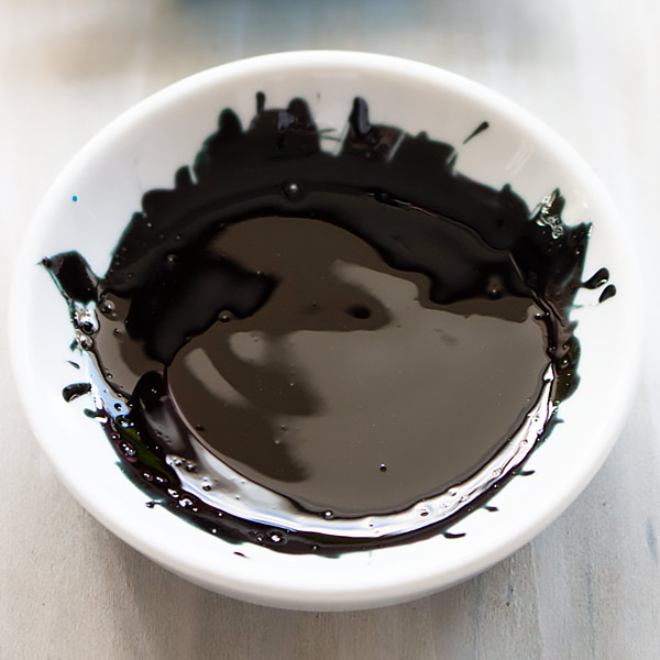 black food dye