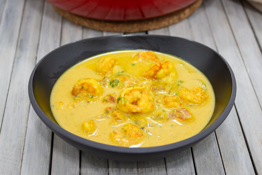 shrimp curry with coconut milk