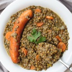 puy lentil dinner