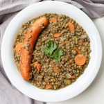 sausage and lentils