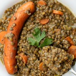 lentils and sausage