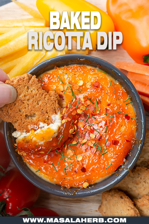 Baked Ricotta Cheese Dip with Jam cover picture
