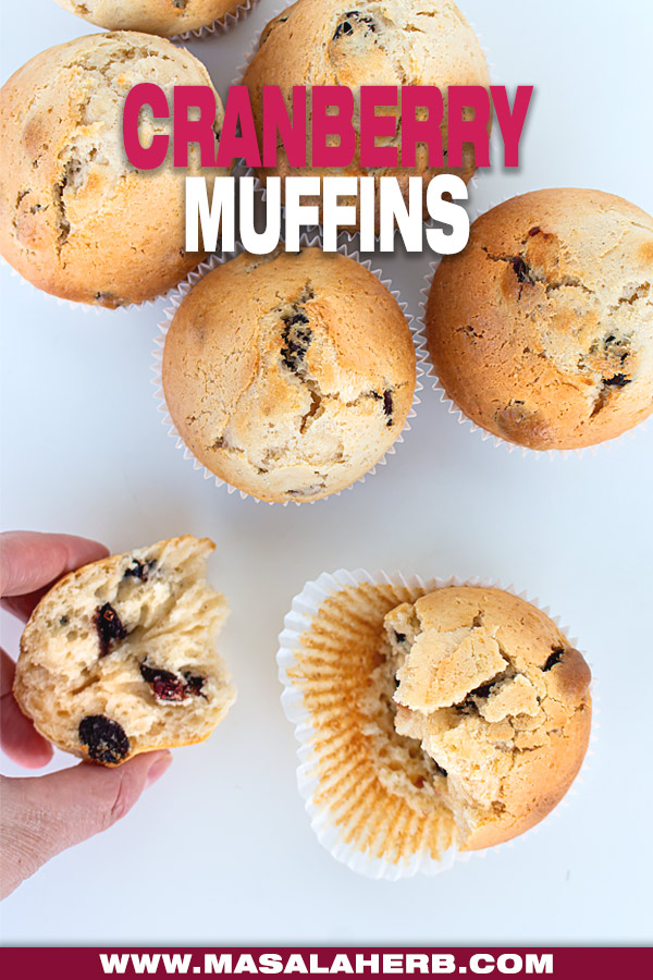 Cranberry Muffins Recipe cover picture