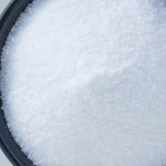 close up of powdered sugar