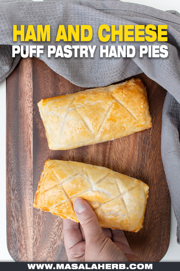 Ham and Cheese Puff Pastry Hand Pies cover image
