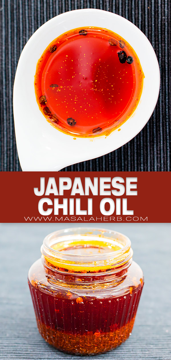 Rayu Japanese Chili Oil Recipe (Layu) pin image