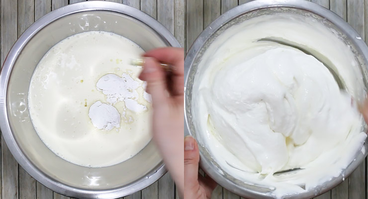 prepare whipping cream
