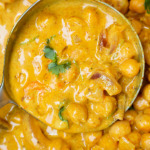 coconut curry with garbanzo beans