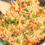 close up fried rice