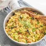Vegetarian Summer Wild Mushroom Paella with Chanterelles and Black Trumpets