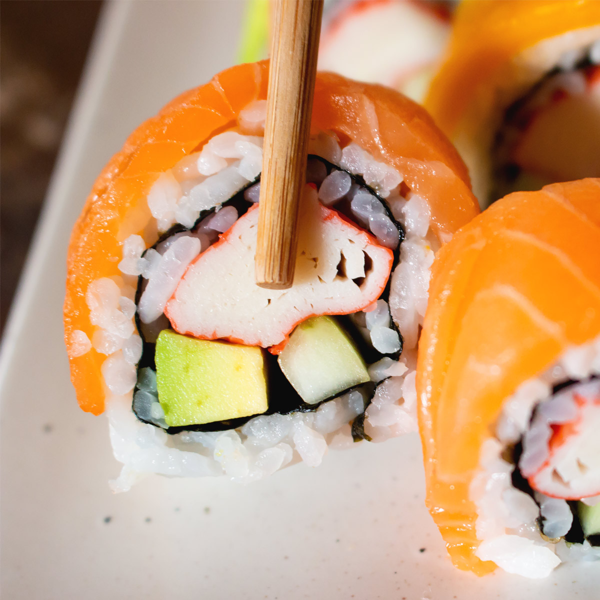 Rainbow Veggie Sushi Rolls