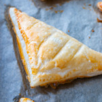 puff pastry baked with shiny egg wash