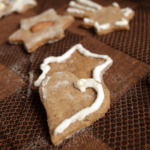 Classic Lebkuchen heart and stars close up