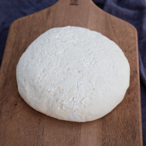 Classic Pizza Dough prepared with dry yeast