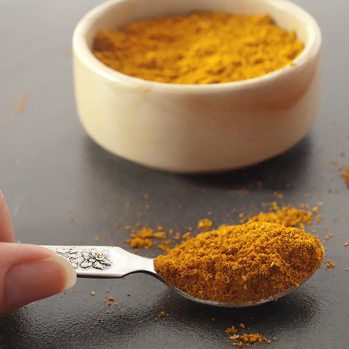Curry Powder in a spoon