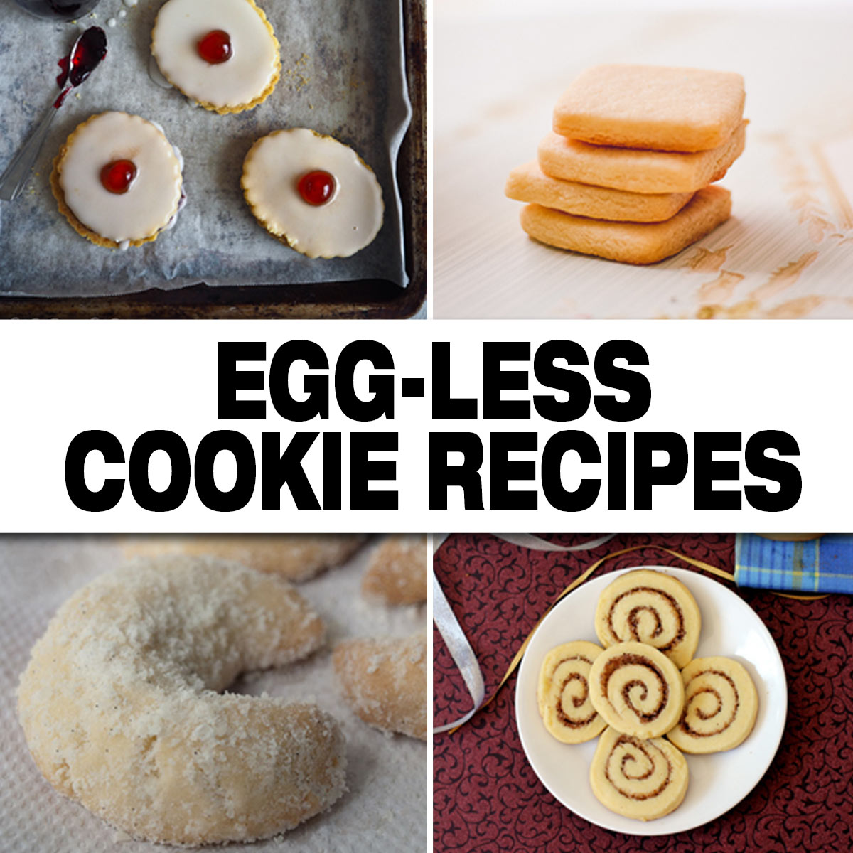 Eggless Cookie Recipes roundup