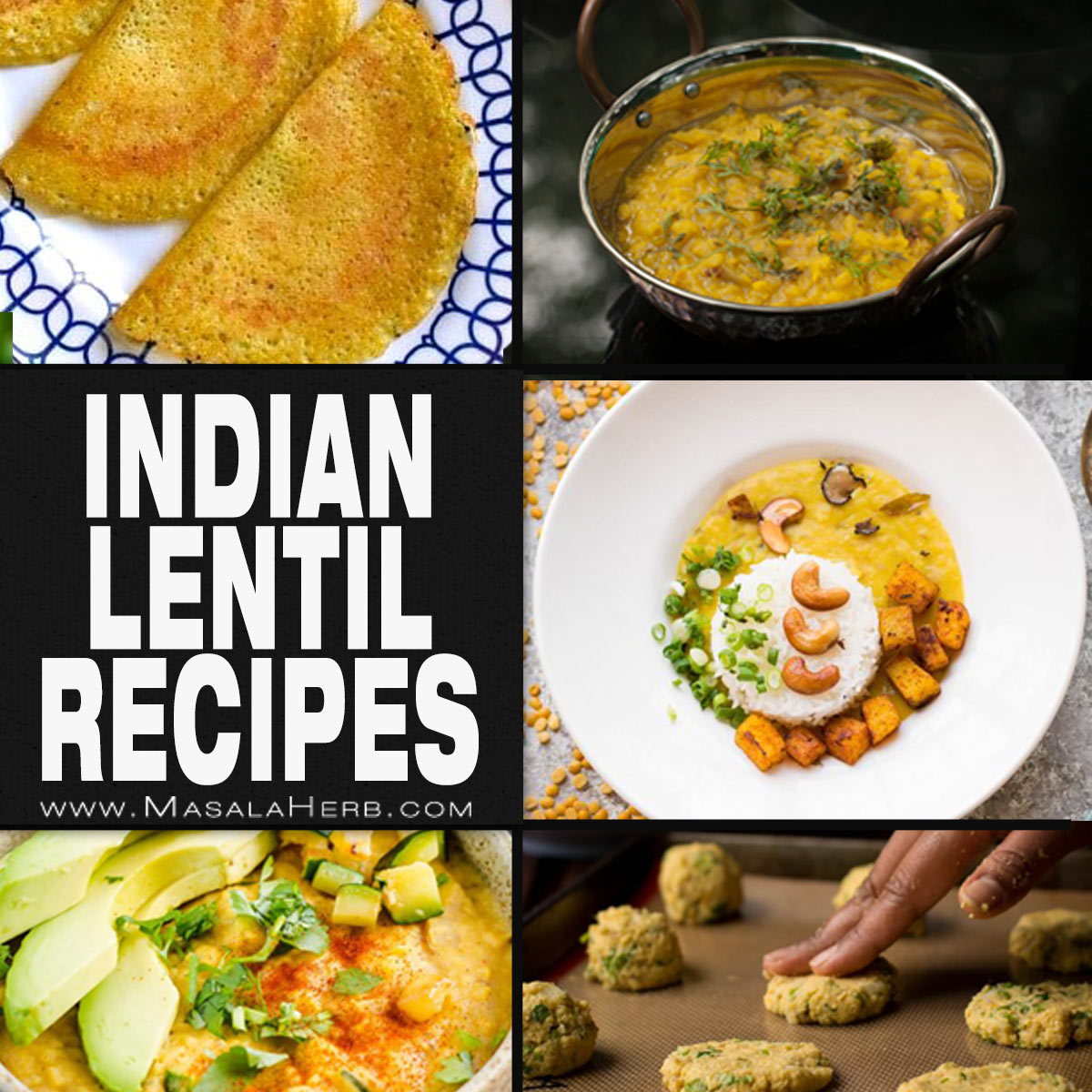 Indian Lentil Recipes pin