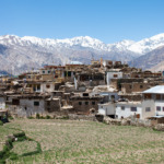 Nako village in Kinnaur valley himachal pradesh india