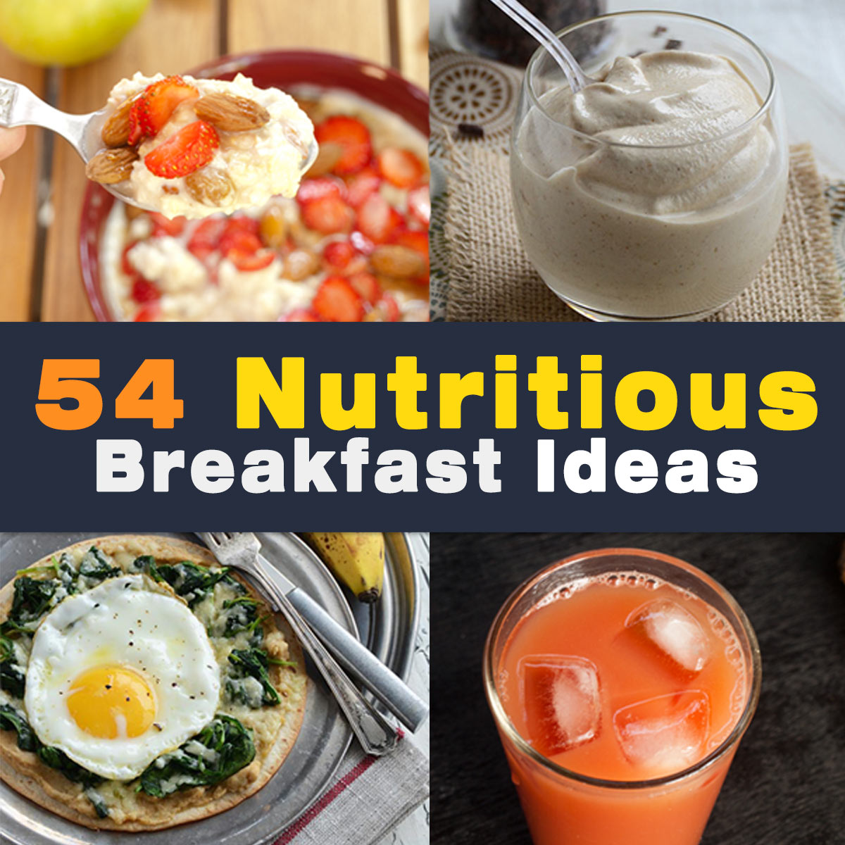 Nutritious Breakfast Recipes pin