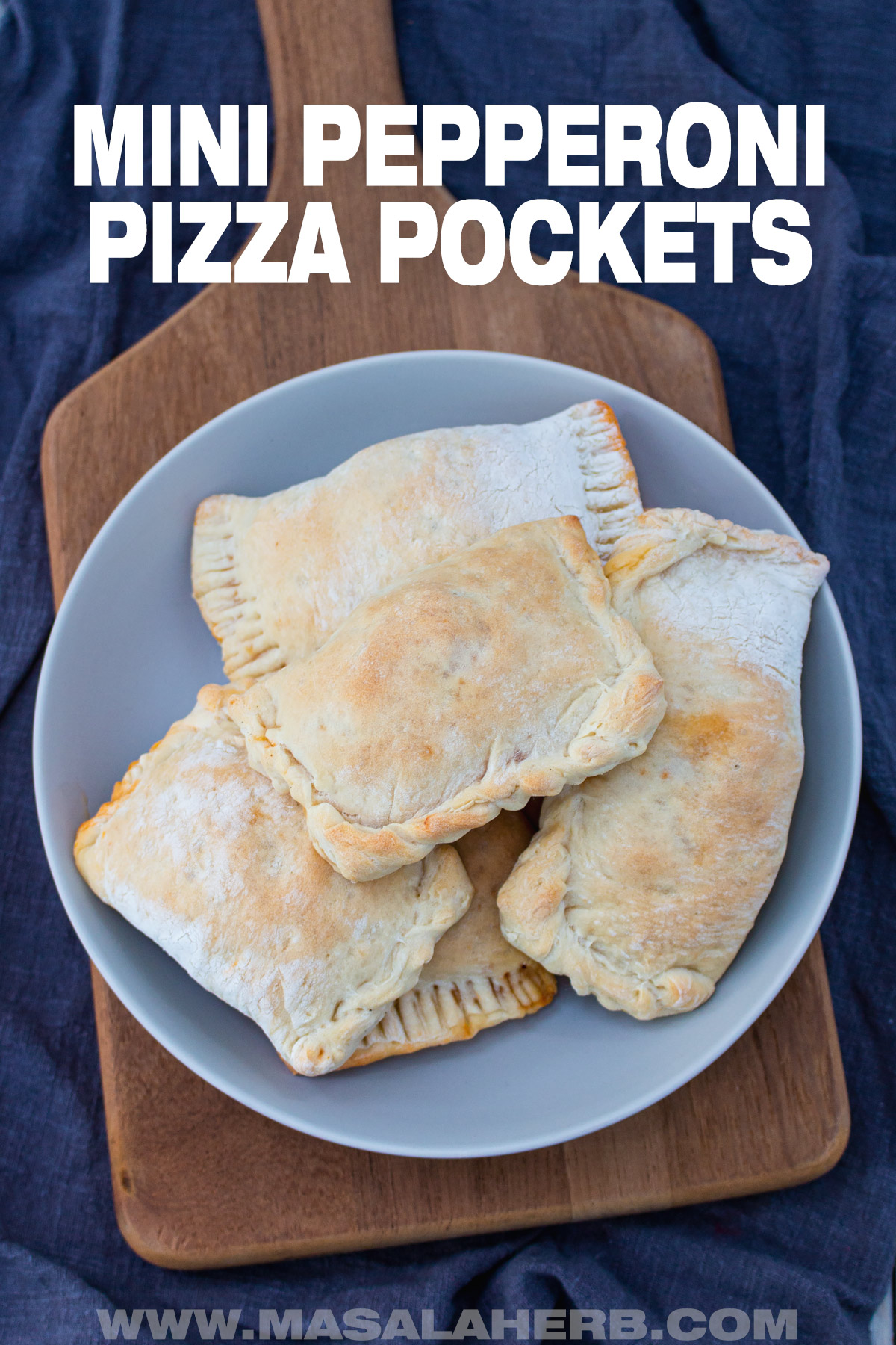 Pepperoni Pizza Pocket Recipe pin picture