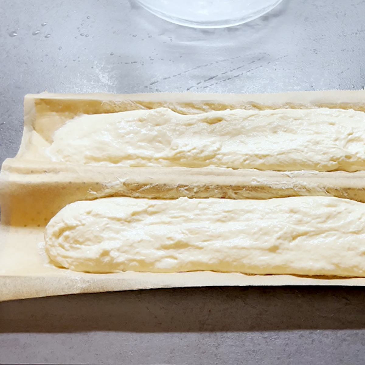 leave your baguette to rest and rise another 30 minutes