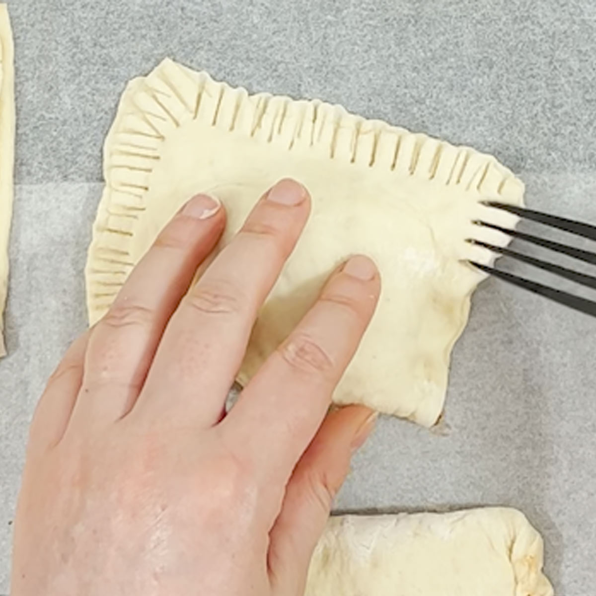 fork crimp technique
