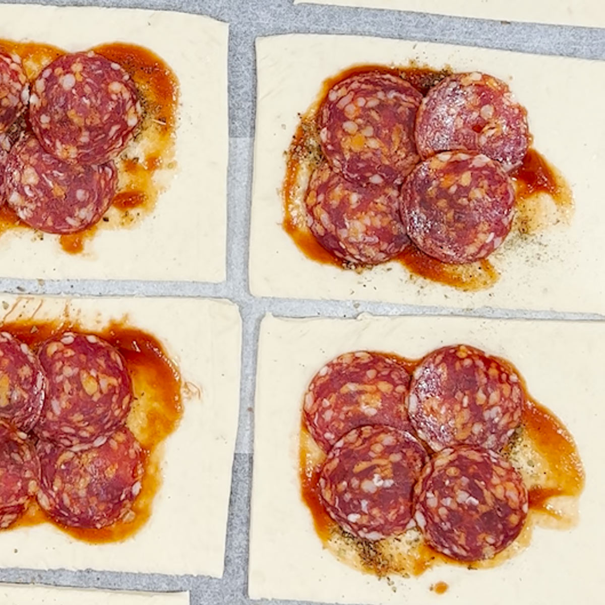 pepperoni slices topping