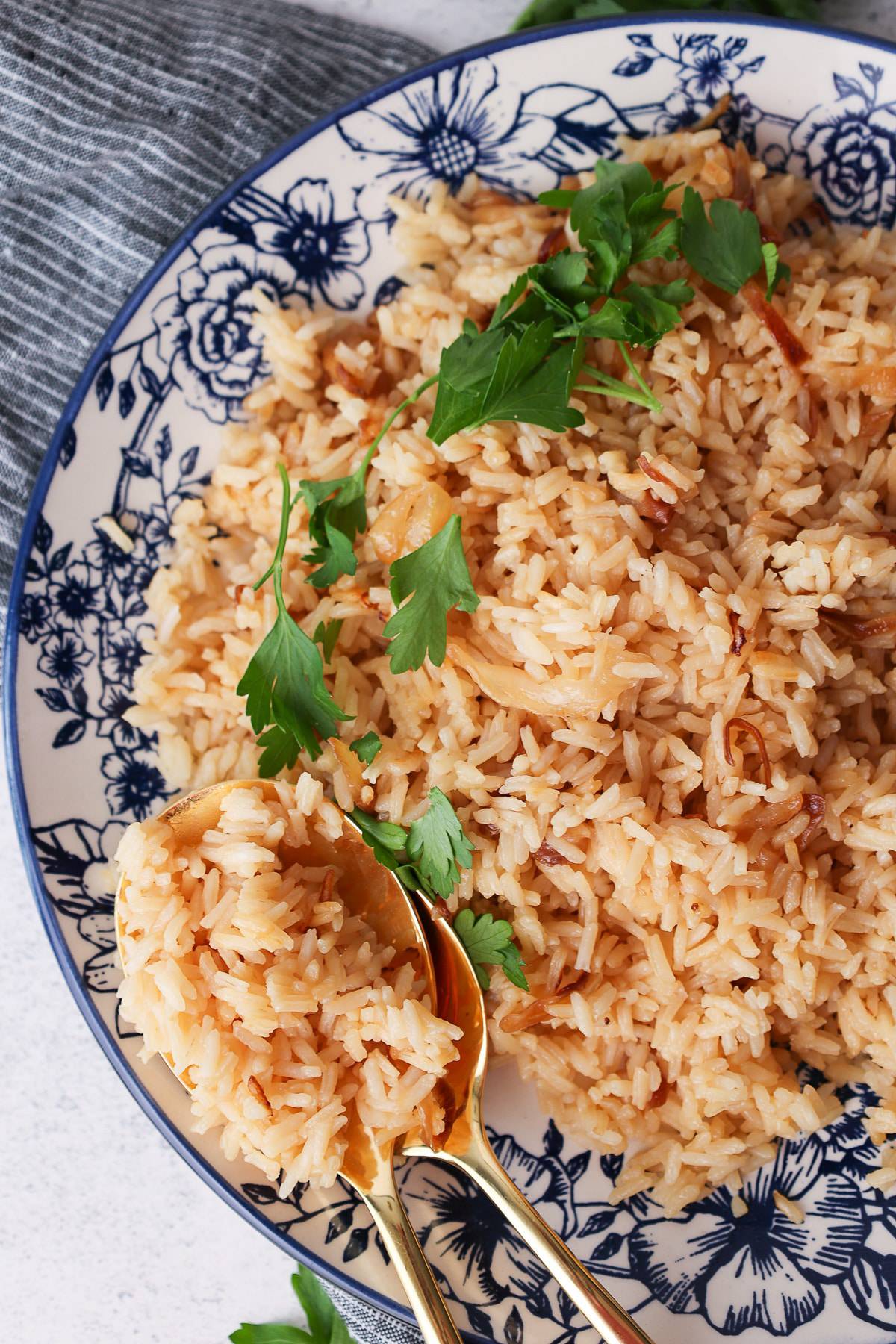 Crispy Fried Onion Pulao