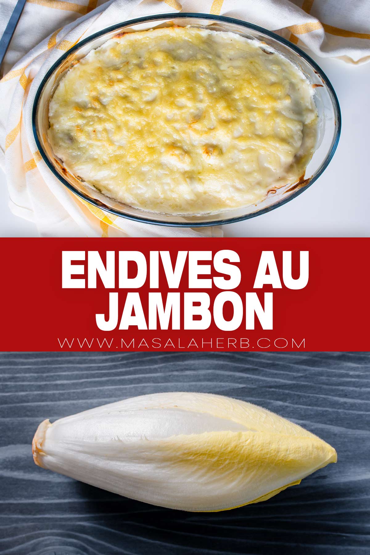 Endives au Jambon - Belgian Endive au Gratin pin image