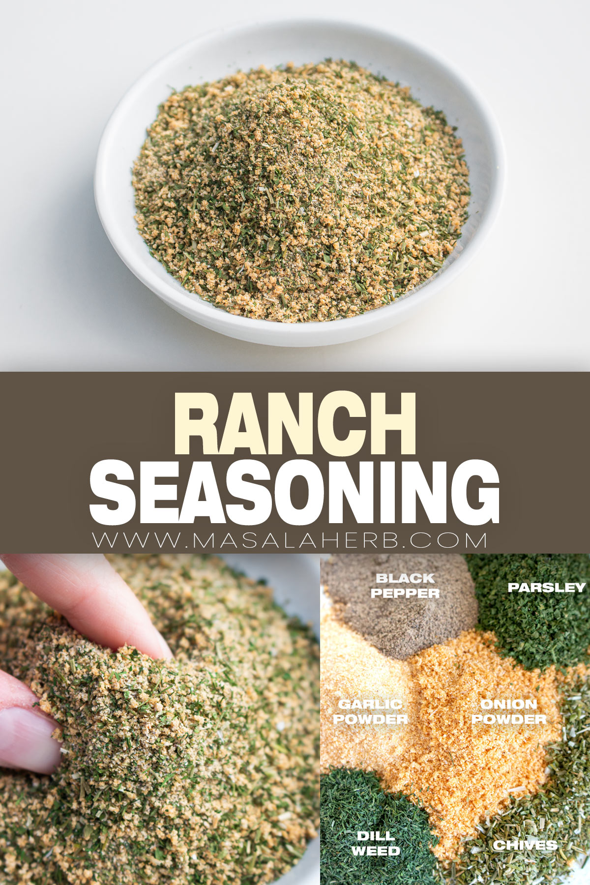 Ranch Seasoning Mix Recipe pin image
