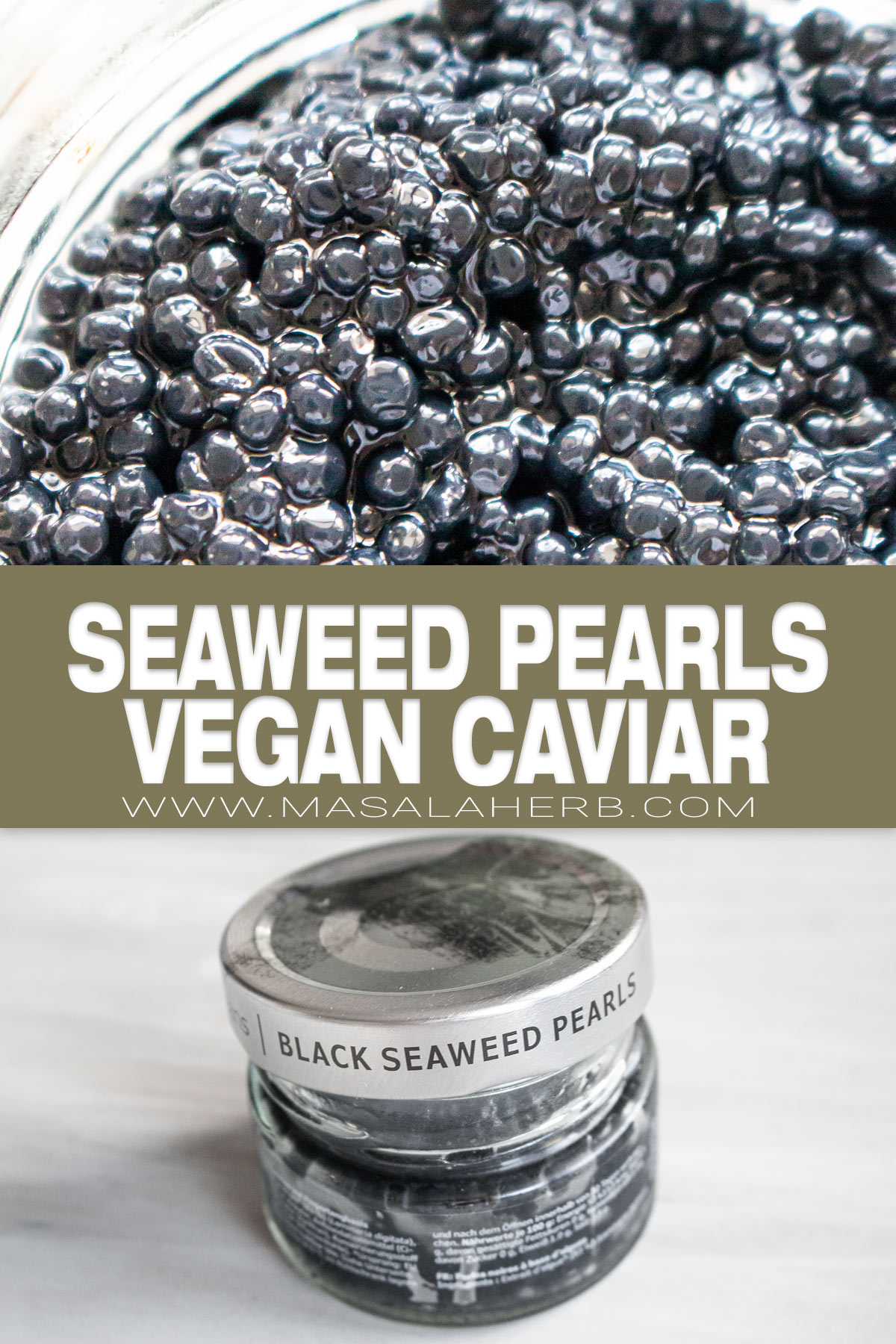 Seaweed Pearls aka Vegan Seaweed Caviar pin image