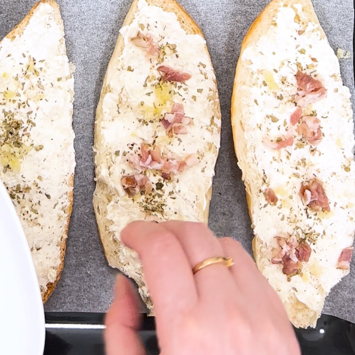 Creamy Bacon French Bread Pizza Recipe